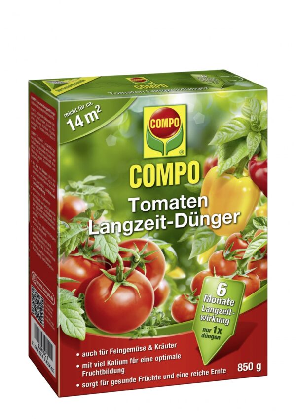 Pitkäaikainen tomaattilannoite 6 kuukautta Compo 850g