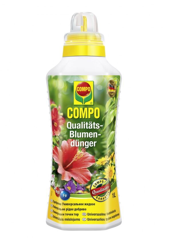 Yleiskäyttöinen huonekasvien nestemäinen lannoite Compo 1l