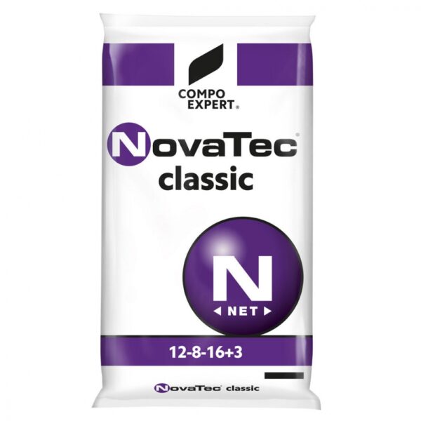 Lannoite Novatec Classic NPK 12-8-16-3 mgO +me 25kg