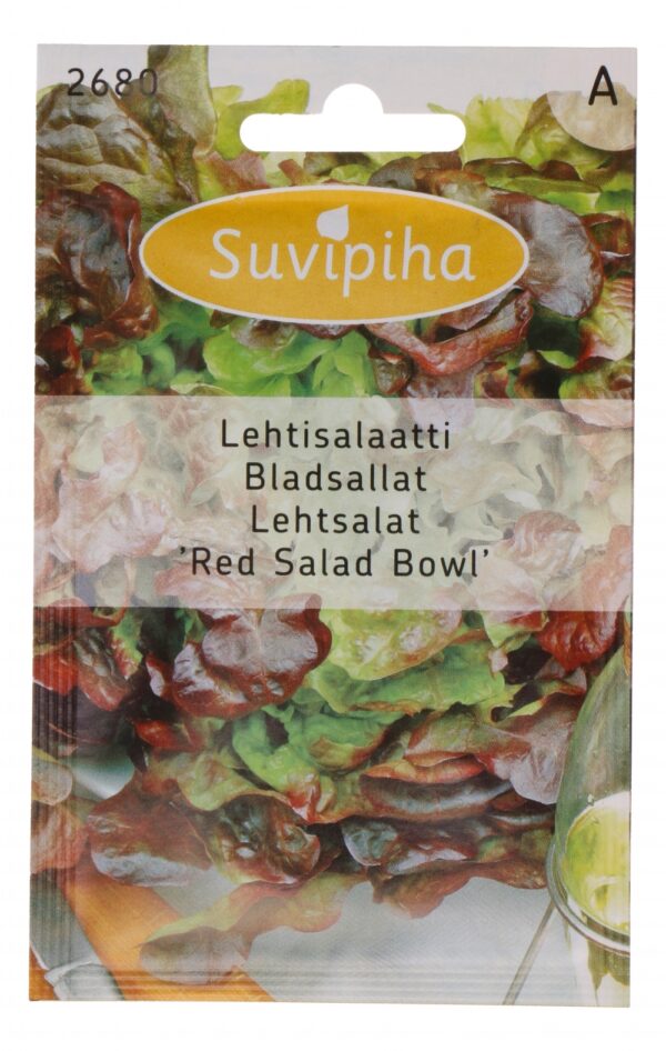 Lehtisalaatti Red Salad Bowl 0,8g
