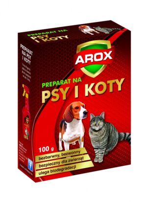Koirien ja kissojen karkotusjauhe Arox 100g