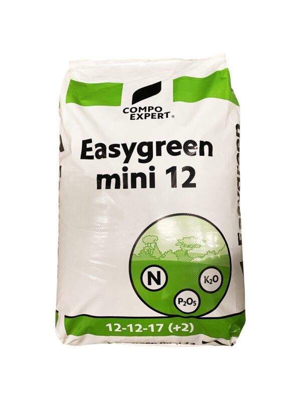 Nurmikkolannoite Easy Green NPK 12-12-17+2 mgO+me /1 kk 25kg