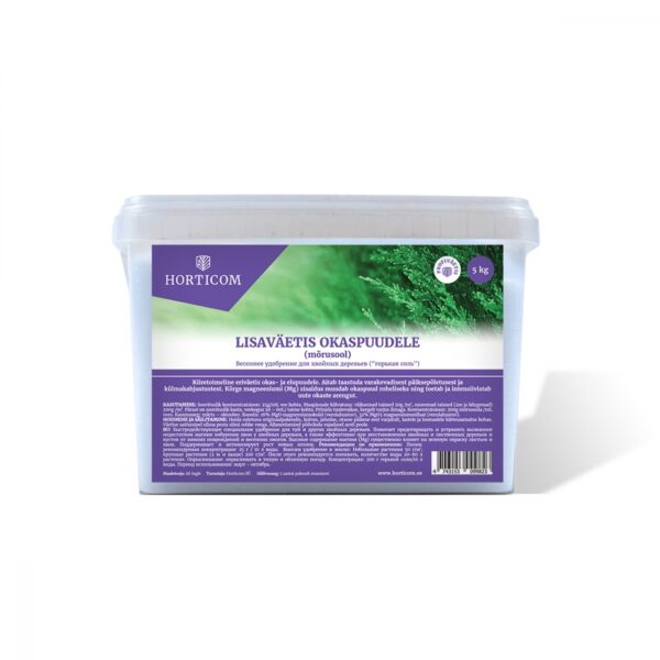Lisälannoite havupuille (katkerosuola) Horticom 5kg