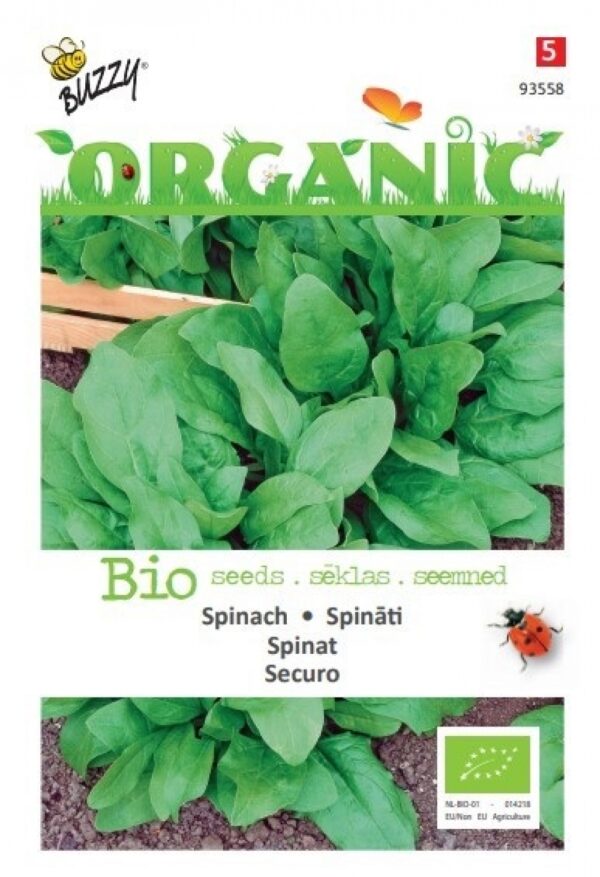 Buzzy Organic Pinaatti Securo BIO 5