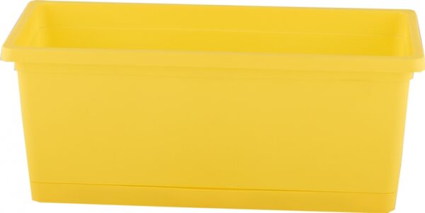 Kasvilaatikko Rimini 25cm keltainen