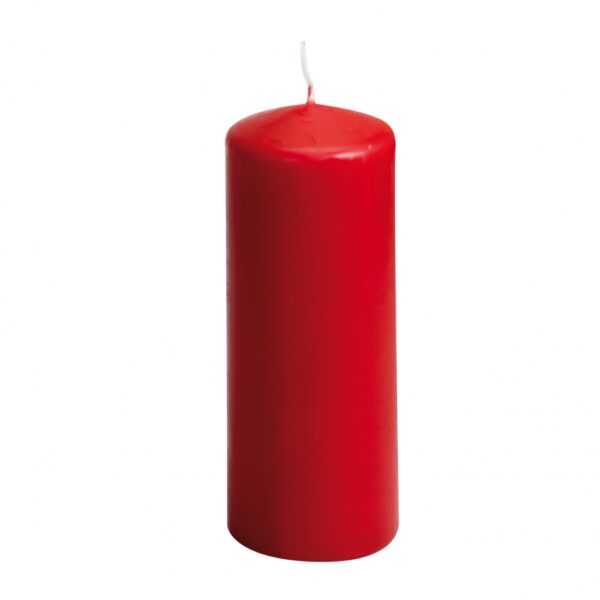 Kynttilä sylinterimäinen 80 x 200mm 90h punainen
